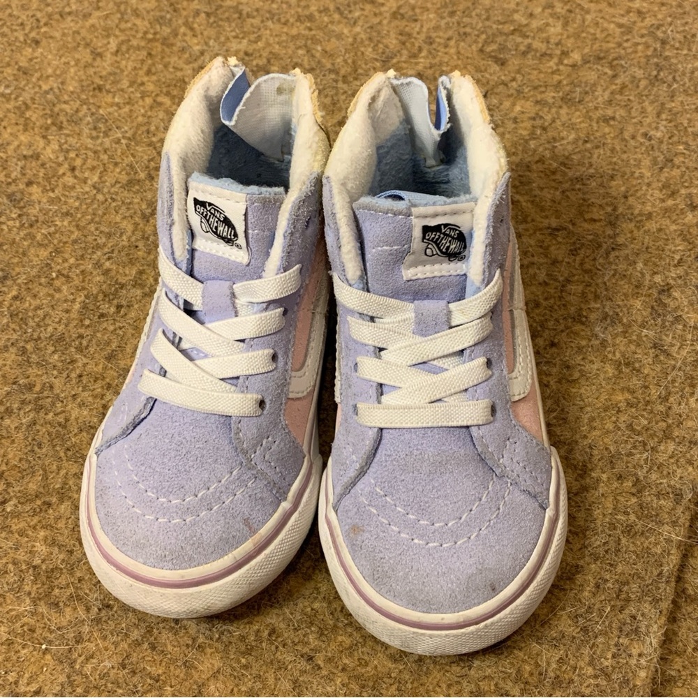 Vans Toddler Sk8-Hi Zip MTE-1 Pastel Block Sneakers Street Shoes Sz 6.5 - Picture 2 of 8